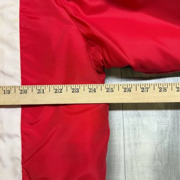 ✅Mens XL VTG Sea Suits Sea-Jak Ski-Jak Sailing/Skiing Jacket Red Nylon Cali USA - Picture 5 of 12